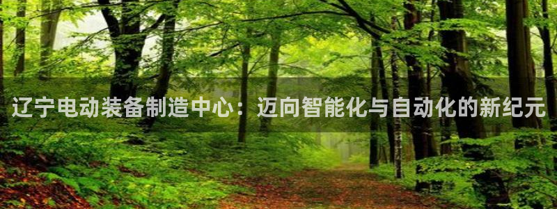 cq9电子哪个好玩：辽宁电动装备制造中心：迈向智能化与自动化