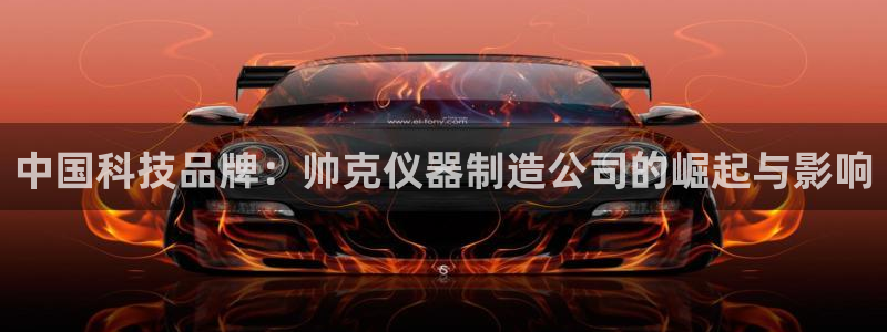 cq9传奇电子葡京：中国科技品牌：帅克仪器制造公司的崛起与影
