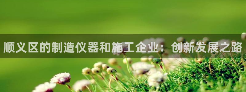 cq9电子雷神2：顺义区的制造仪器和施工企业：创新发展之路