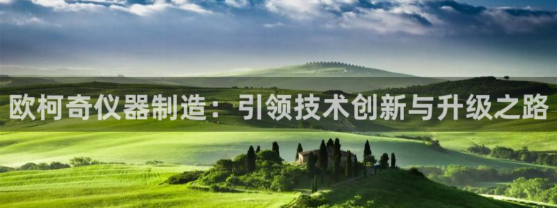 电子cq9跳起来：欧柯奇仪器制造：引领技术创新与升级之路