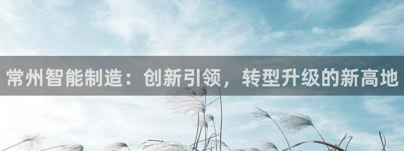 cq9电子全屏大奖：常州智能制造：创新引领，转型升级的新高地