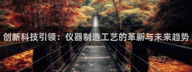 cq9电子森林：创新科技引领：仪器制造工艺的革新与未来趋势