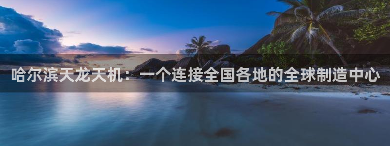 cq9电子武圣试玩：哈尔滨天龙天机：一个连接全国各地的全球制